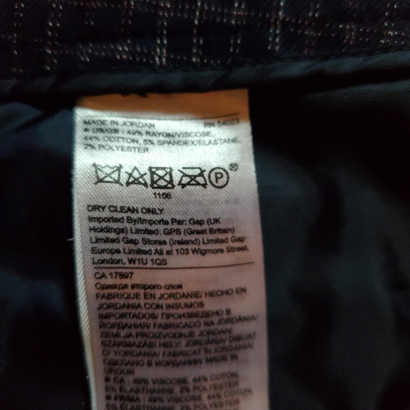 Banana Republic plaid sailor style pants - Picture 5 of 5